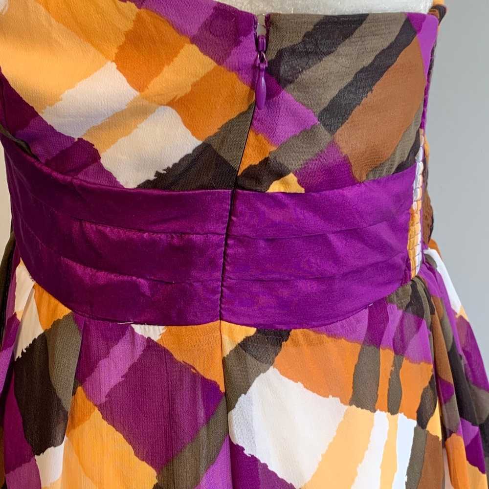 Anthropologie multicolor halter dress size 2 rayo… - image 10