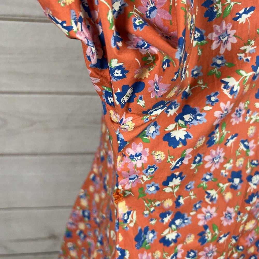 WAYF Altonia Floral Swing Mini Dress Ruffle Overs… - image 10