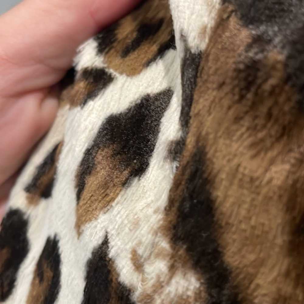 Nicowa animal print fur dress Vintage - image 4