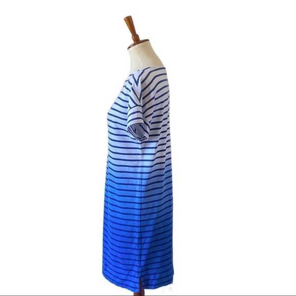 Vineyard Vines blue dipped dye ombré t-shirt dres… - image 3