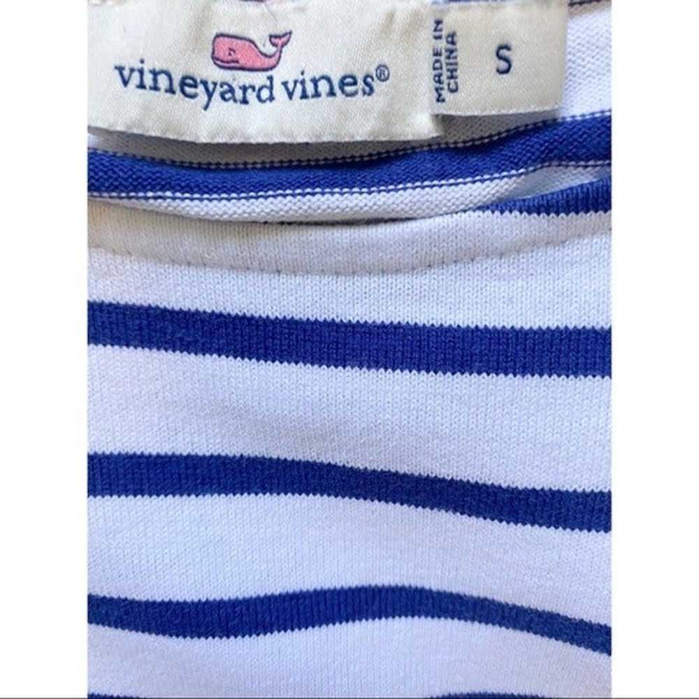 Vineyard Vines blue dipped dye ombré t-shirt dres… - image 5