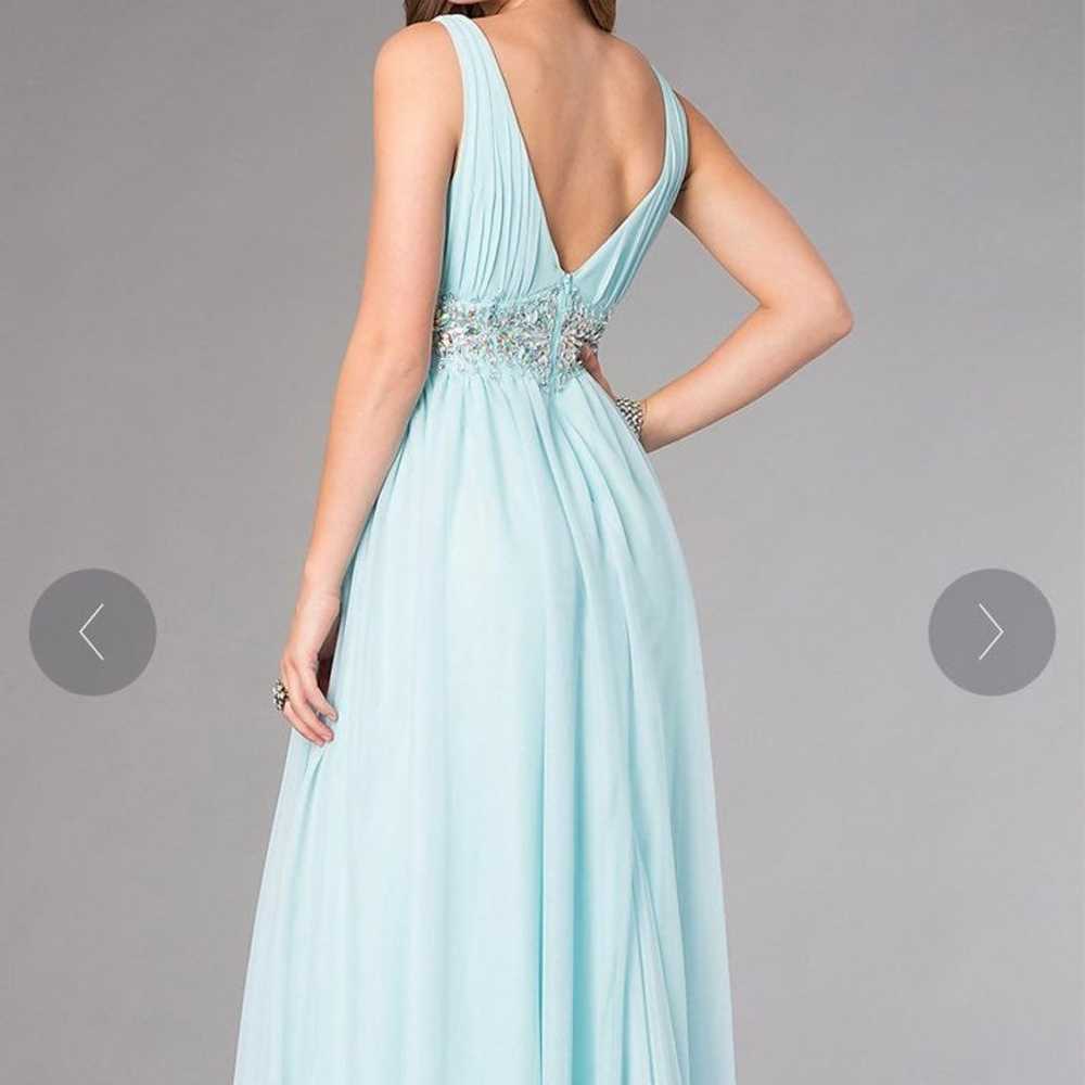 Sky blue prom dress - image 2