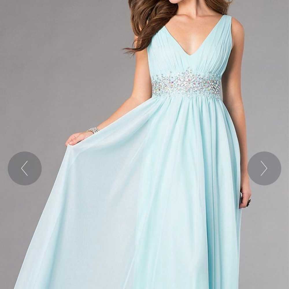 Sky blue prom dress - image 3