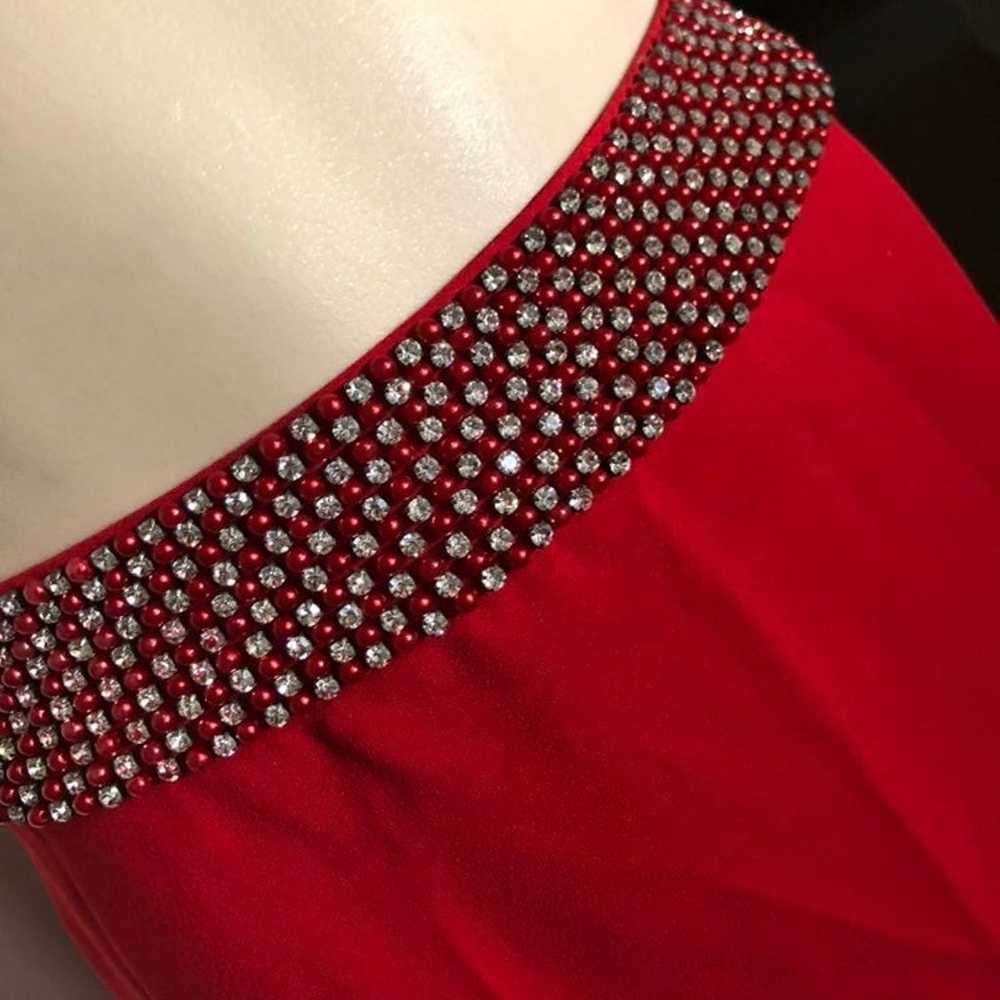 Cache 2- PCS Embellished  Red Gown - image 3