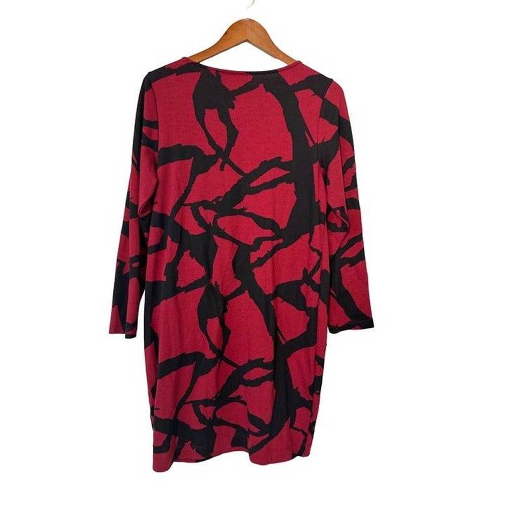 Chalet Abstract Pattern Knee Length Dress Womens … - image 2