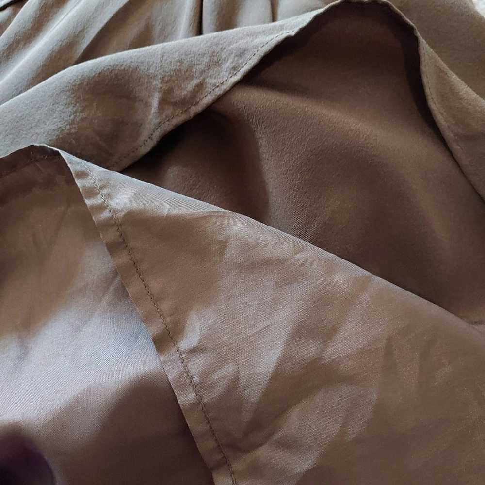 Mossimo Dutti Brown Silk Halter Mini Dress - image 10