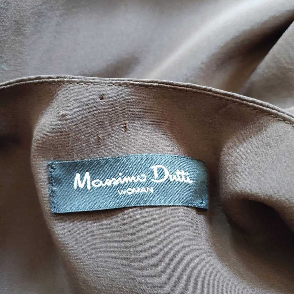 Mossimo Dutti Brown Silk Halter Mini Dress - image 11