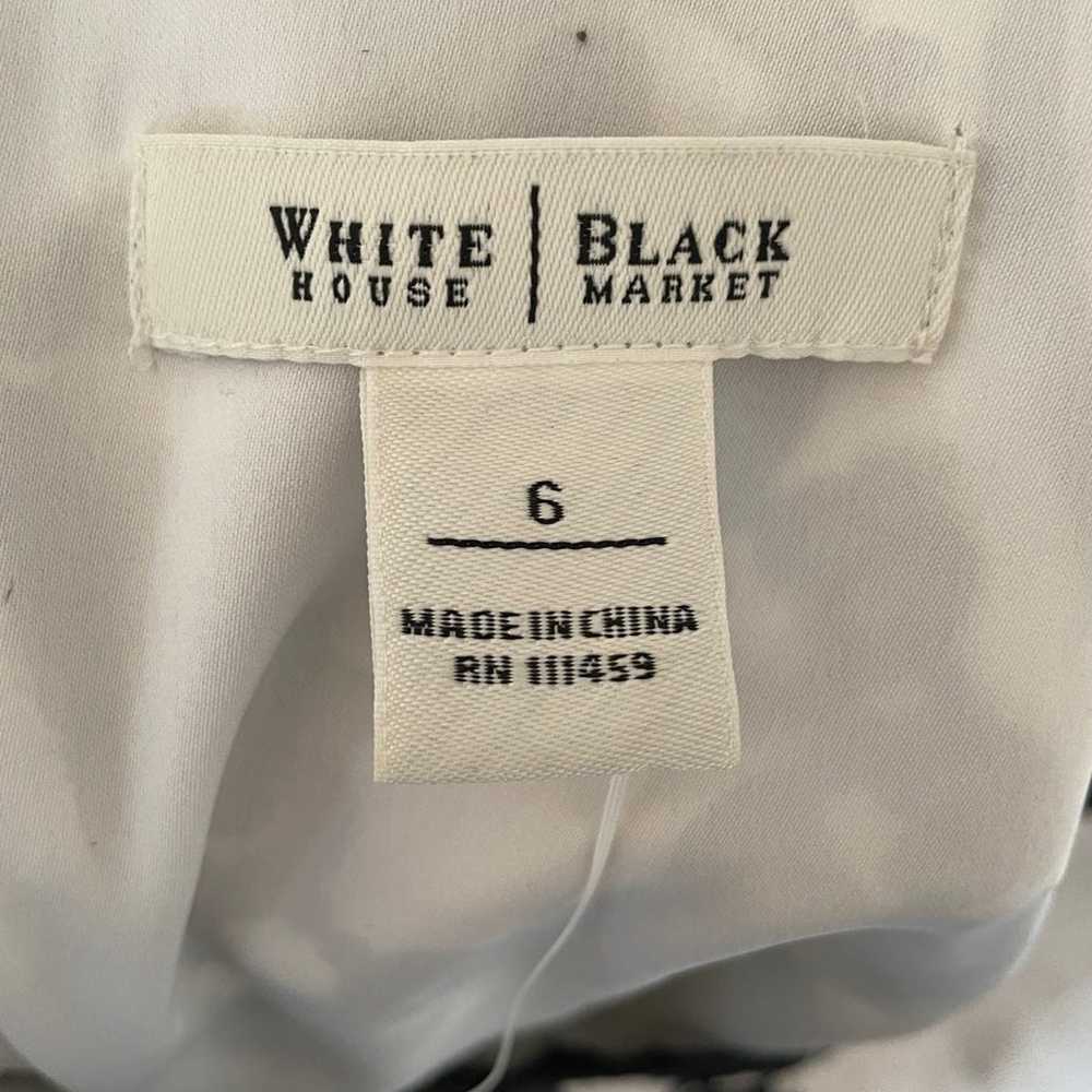 WHBM White and Black Cocktail Mini Dress - image 3