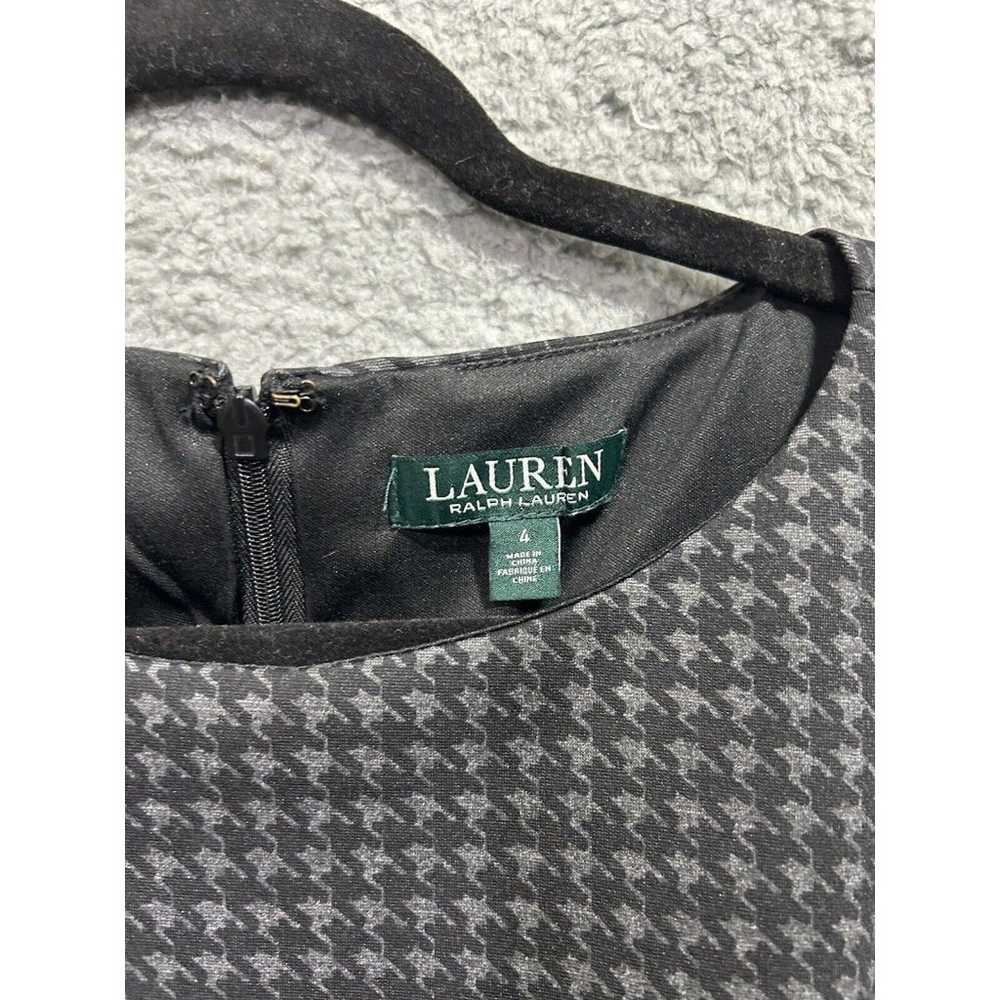 Lauren Ralph Lauren Size 4 Belted Houndstooth She… - image 4