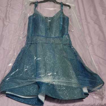 Sparkly Blue Formal Dress