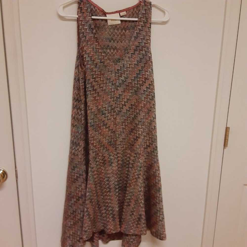 Anthropologie Maeve Chevron Knit Dress - image 4