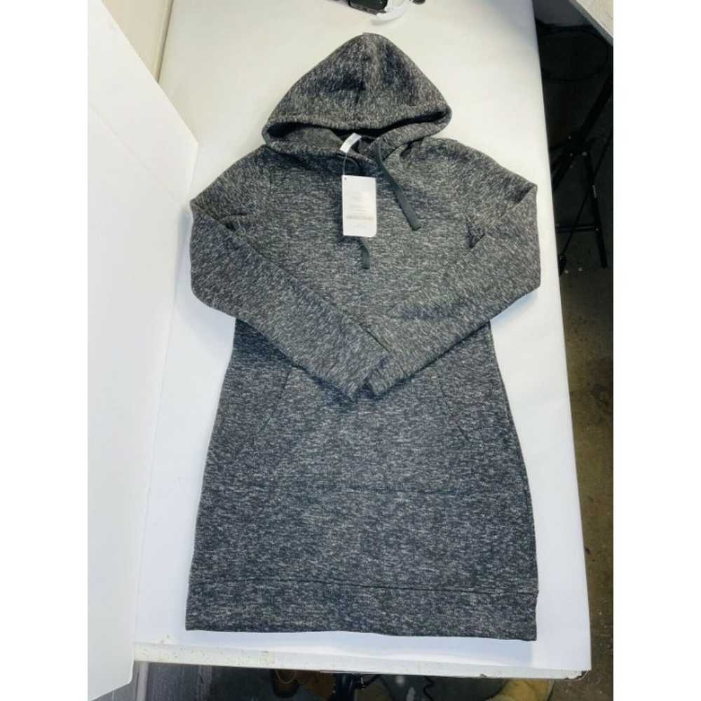 New Fabletics Yukon Hooded Sweatshirt Dress Gray … - image 5