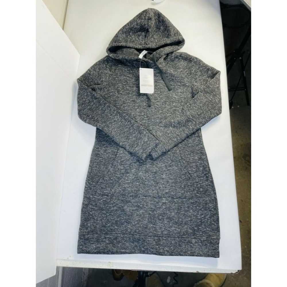 New Fabletics Yukon Hooded Sweatshirt Dress Gray … - image 6