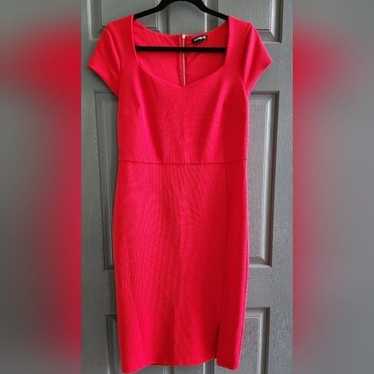 Express bodycon essential red dress, size medium - image 1