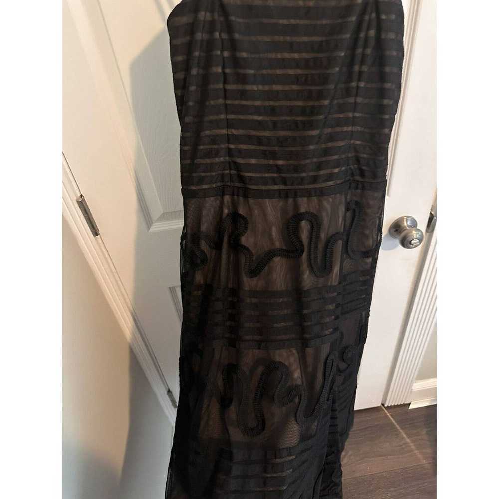 BCBGMAXAZRIA Black Strapless Gown Size M Perfect … - image 8