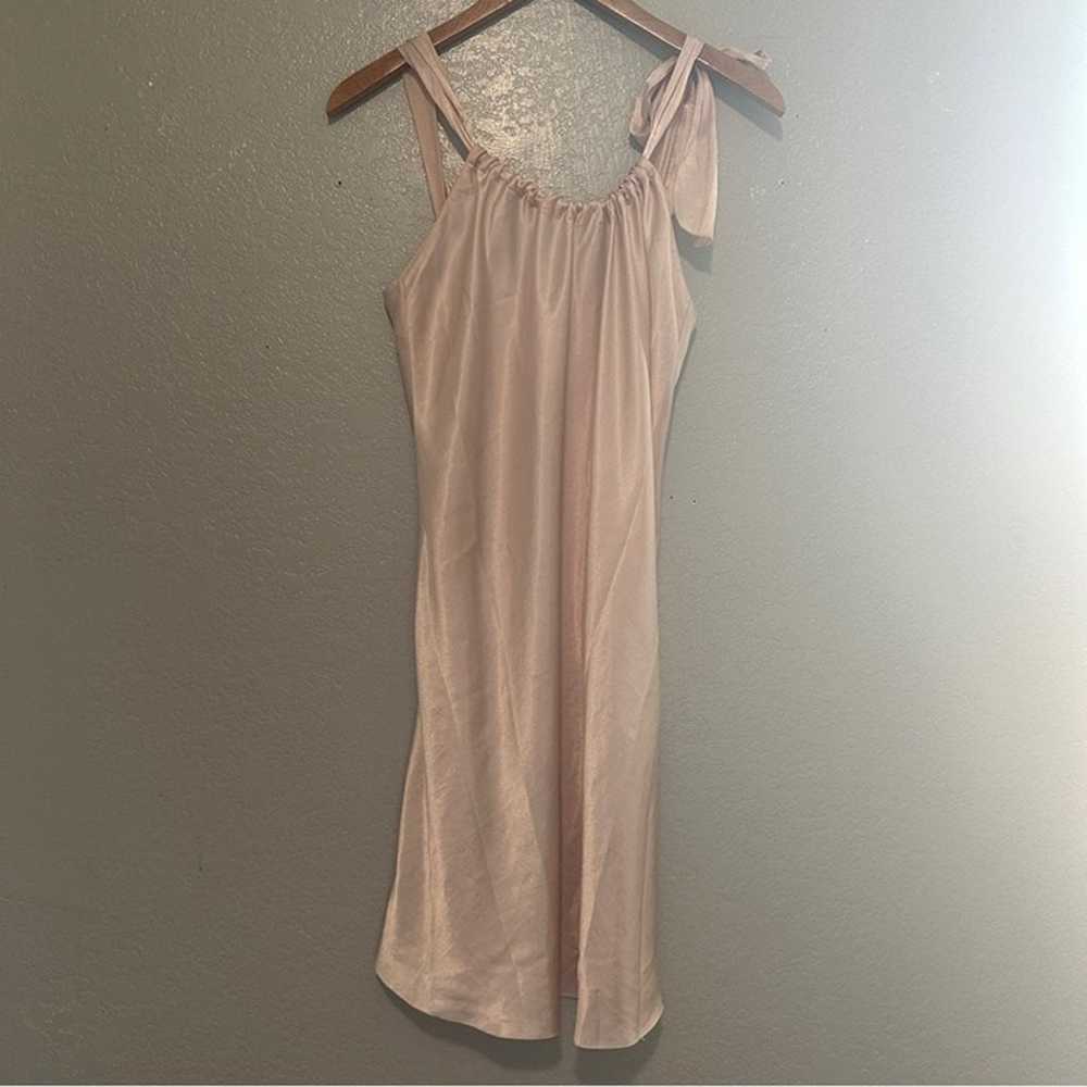 Vera Wang Light Pink Silky Slip Dress Sleeveless … - image 3