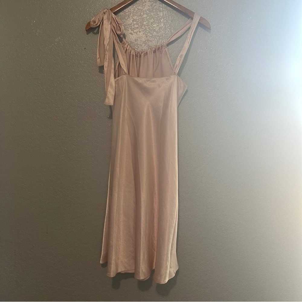 Vera Wang Light Pink Silky Slip Dress Sleeveless … - image 4