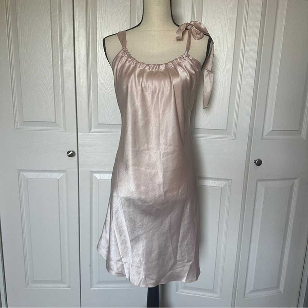 Vera Wang Light Pink Silky Slip Dress Sleeveless … - image 6