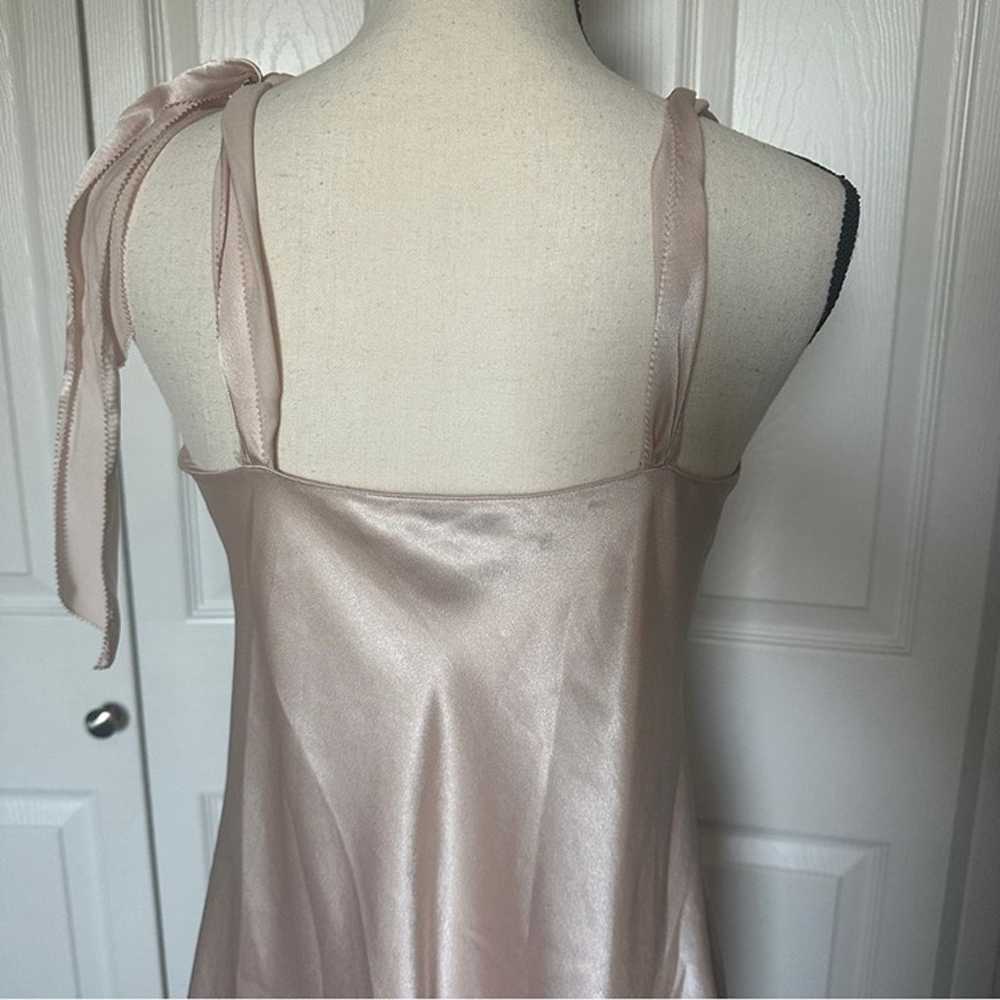 Vera Wang Light Pink Silky Slip Dress Sleeveless … - image 8