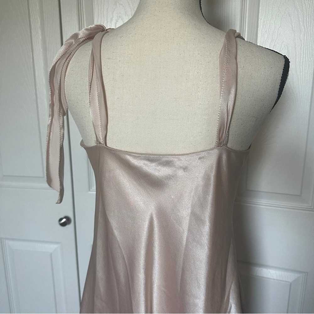 Vera Wang Light Pink Silky Slip Dress Sleeveless … - image 9