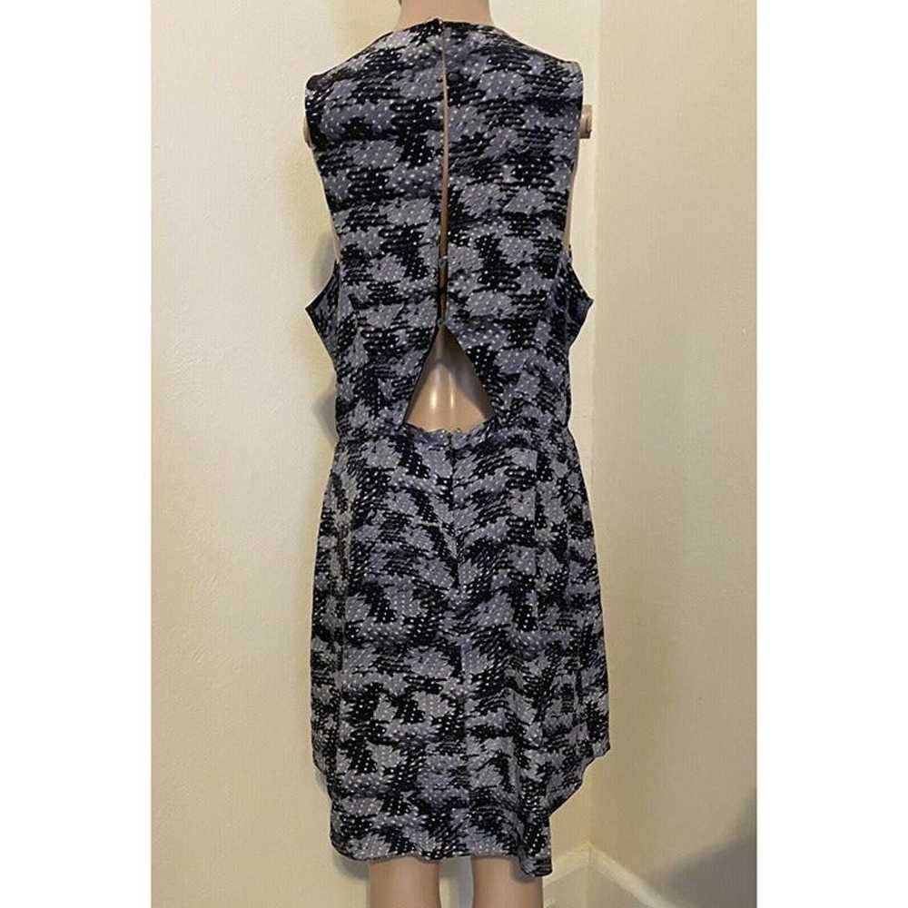 $325 Rebecca Taylor Size 10 Silk Mini Gray Dress … - image 2