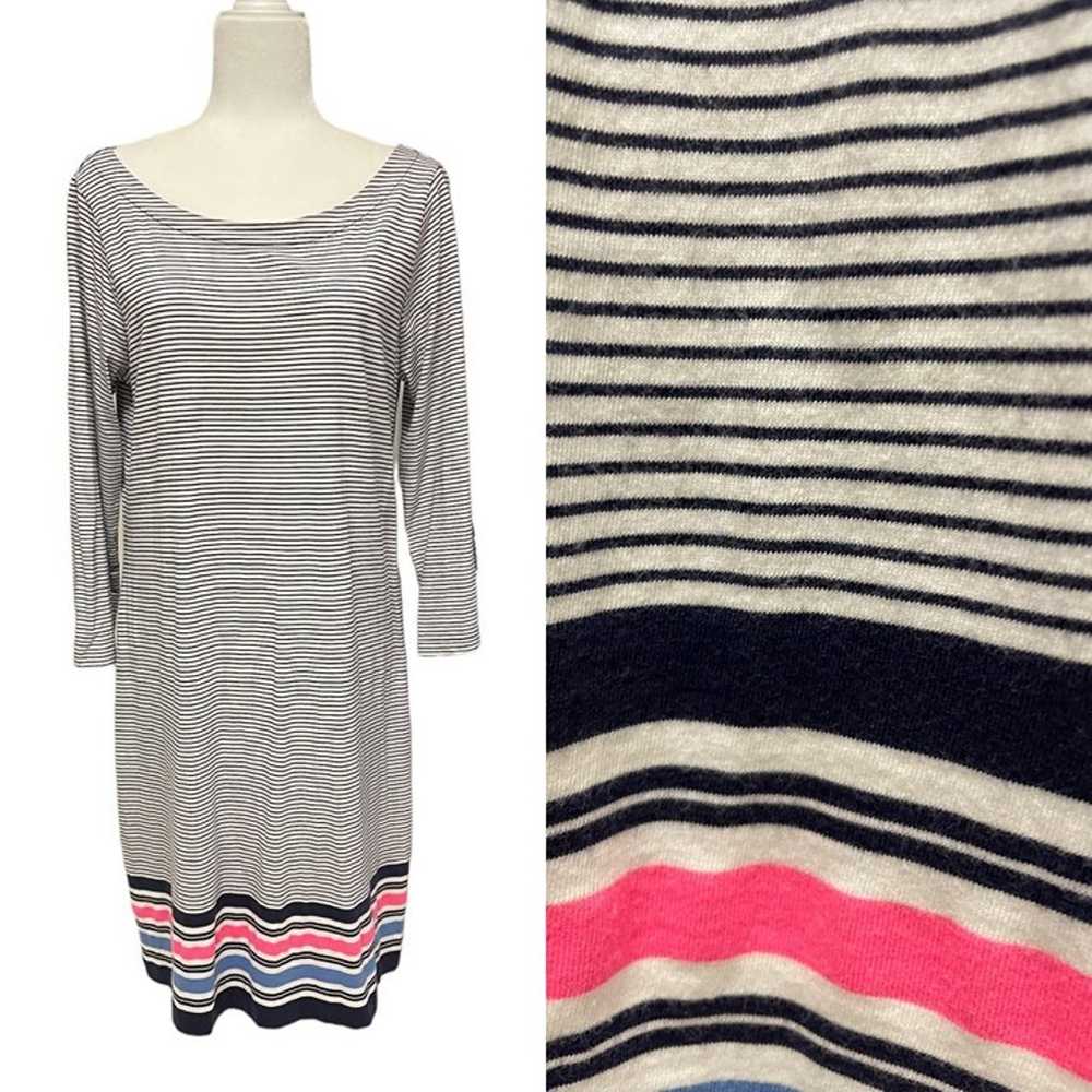 Lilly Pulitzer L Noelle Bayside Navy Stripe Cotto… - image 2