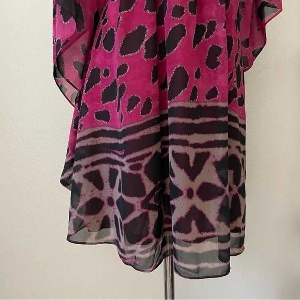 Leopard Print Batwing Mini Dress - image 7