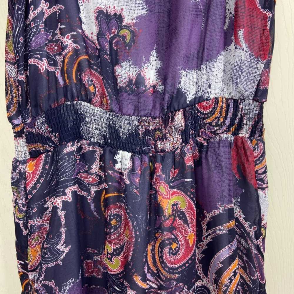 Free People Falling for Georgette Paisley Purple … - image 5