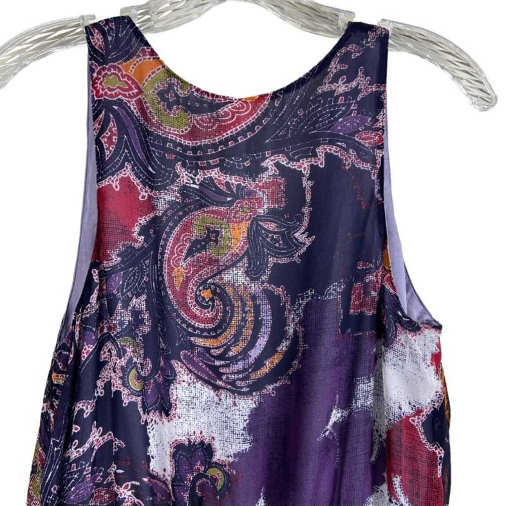 Free People Falling for Georgette Paisley Purple … - image 9