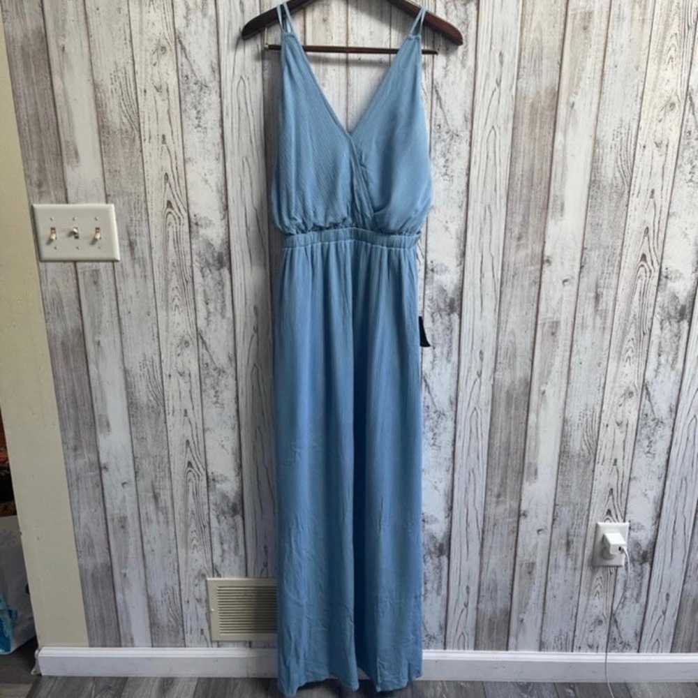 NWT Lulus slate blue lost in paradise dress size … - image 2