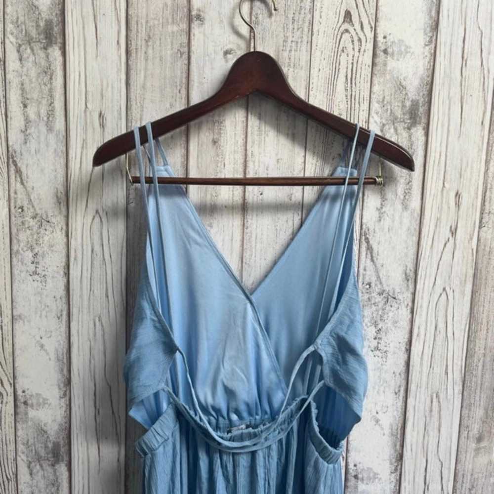 NWT Lulus slate blue lost in paradise dress size … - image 5