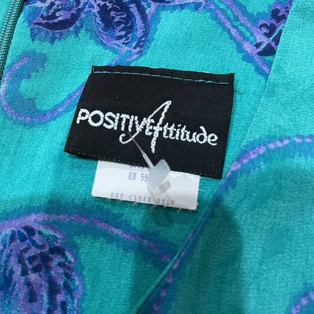 Vintage Positive Attitude Womens Midi Summer Dres… - image 11