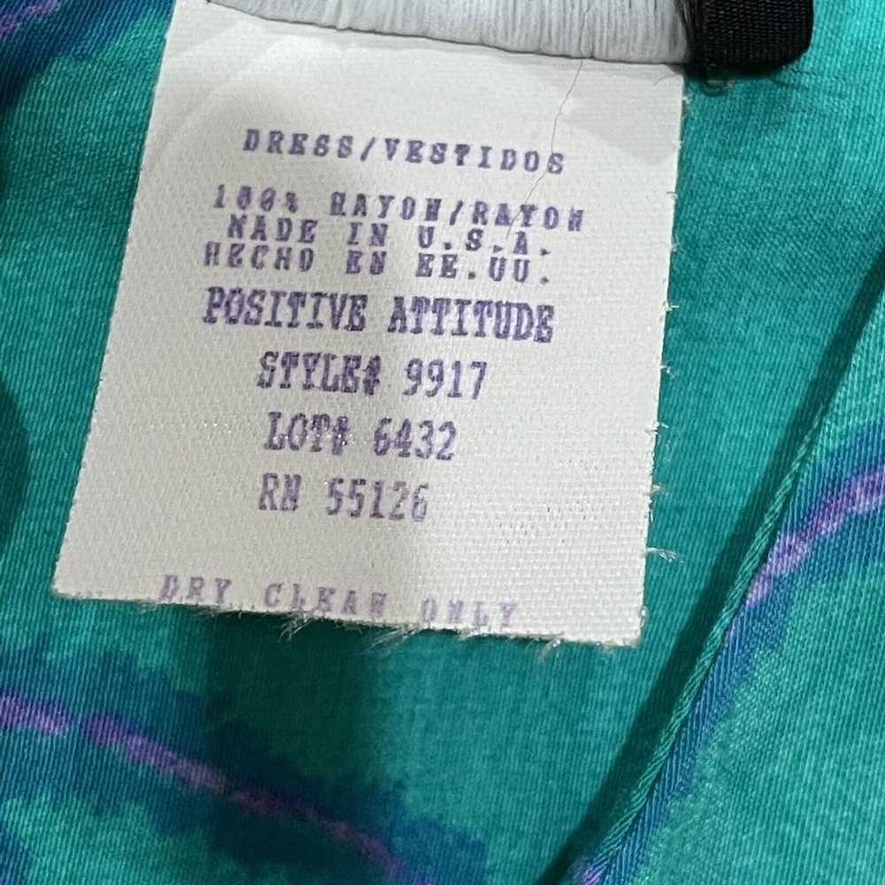 Vintage Positive Attitude Womens Midi Summer Dres… - image 12