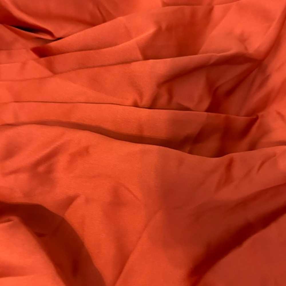 Alfred Angelo Burnt Orange Strapless Satin Lace U… - image 6