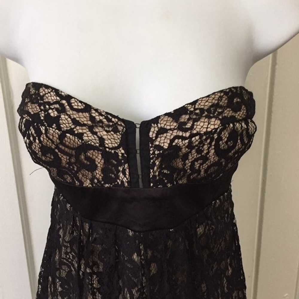 Cache Black Lace Strapless Dress - image 7