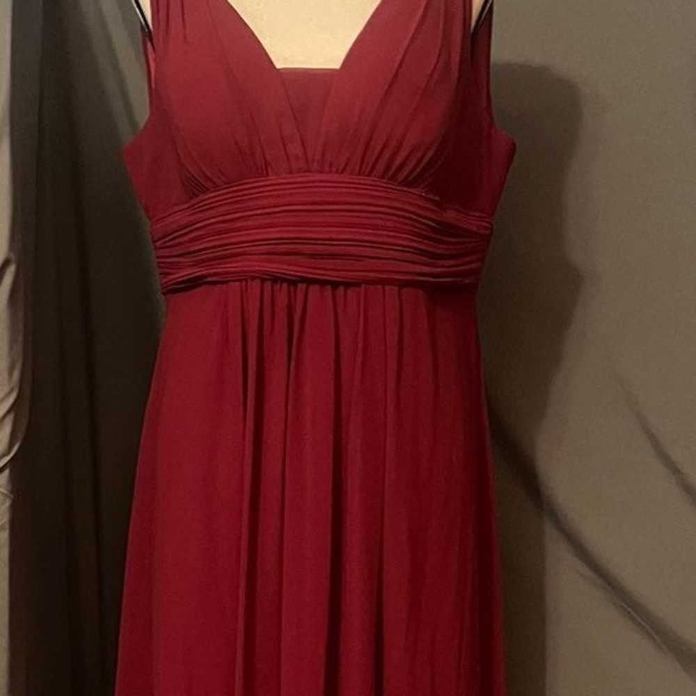 Burgundy Evening Gown - image 1