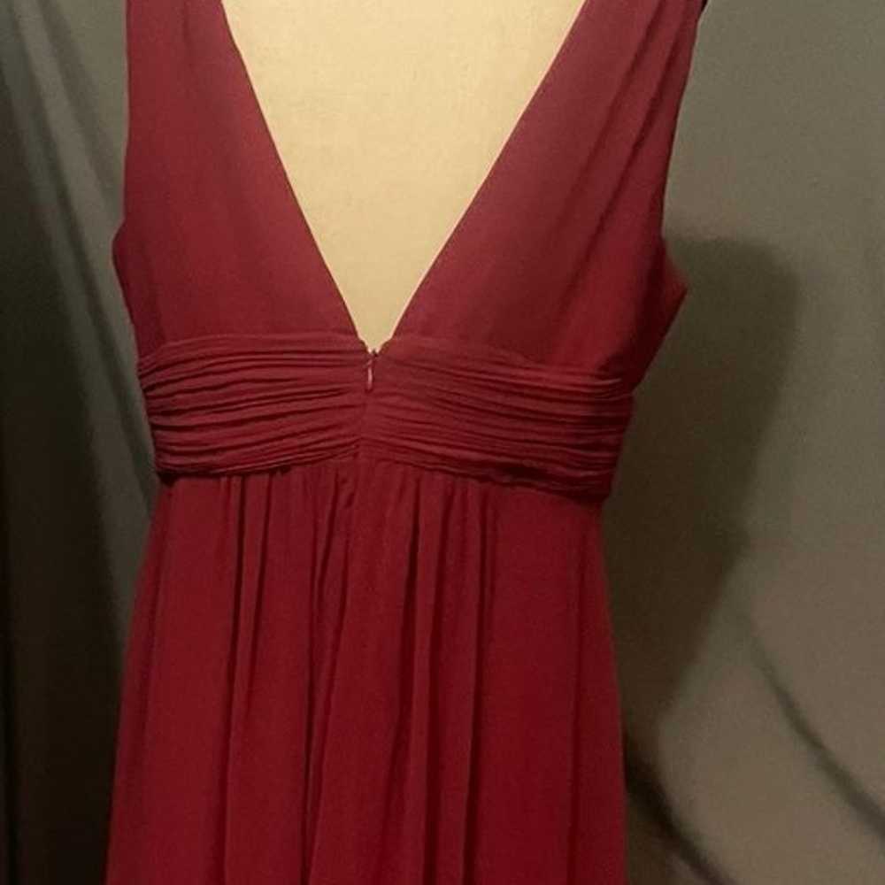 Burgundy Evening Gown - image 2