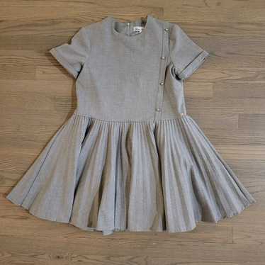 Girls tartine et choclat grey dress - image 1