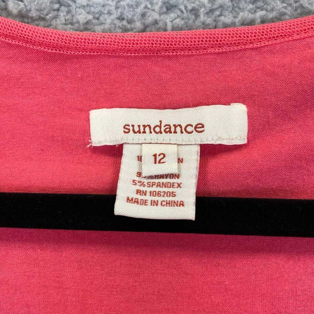 Sundance Lace Dress Womens 12 Mesh Lined Embroide… - image 5