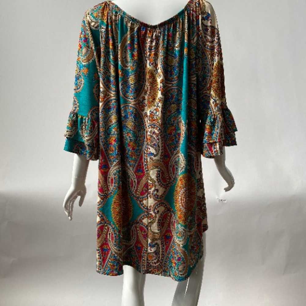 Paisley 70's Smock Dress - image 3
