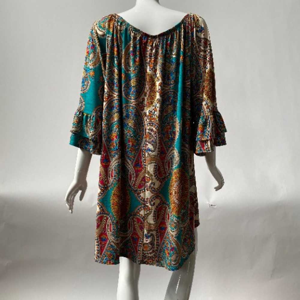 Paisley 70's Smock Dress - image 4