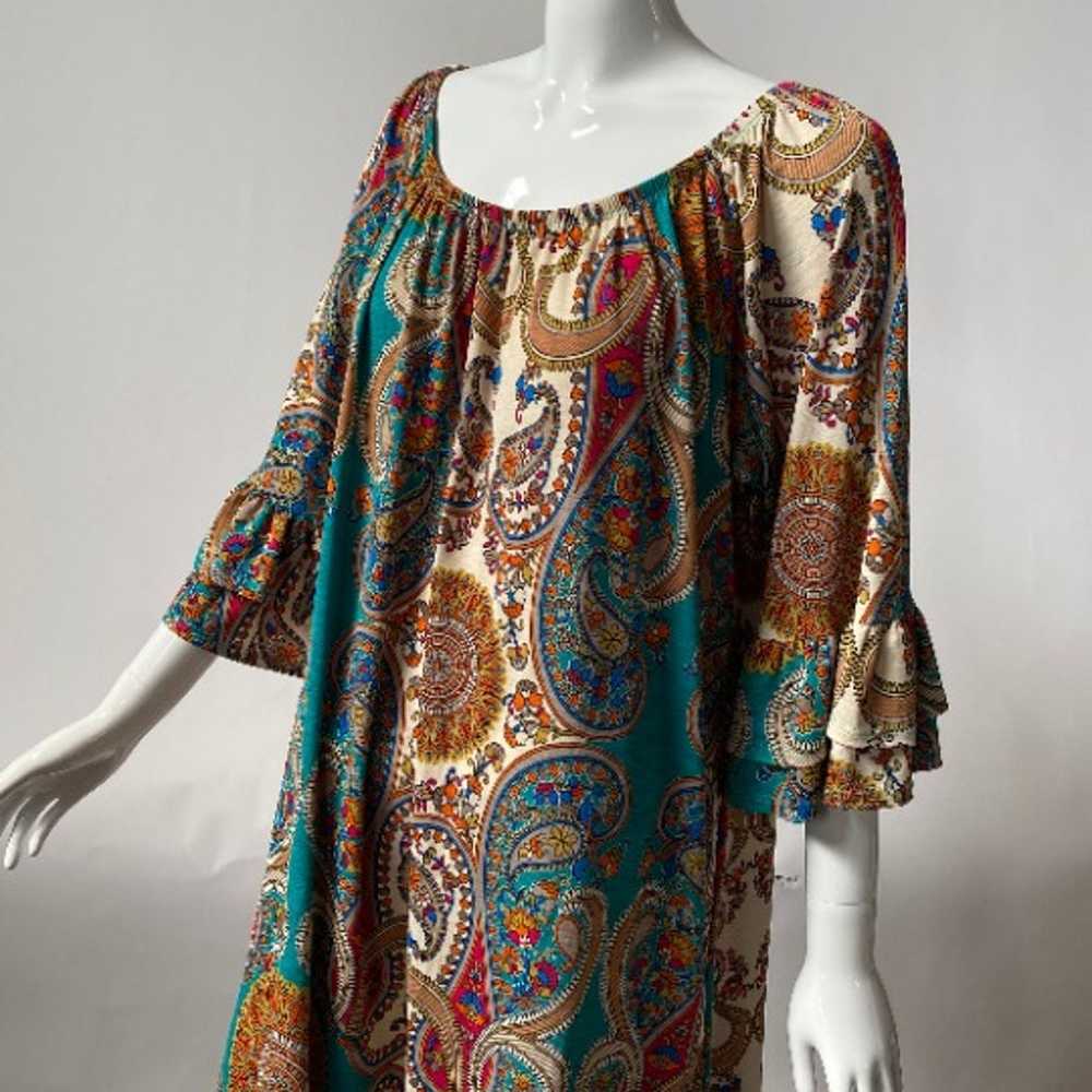 Paisley 70's Smock Dress - image 9