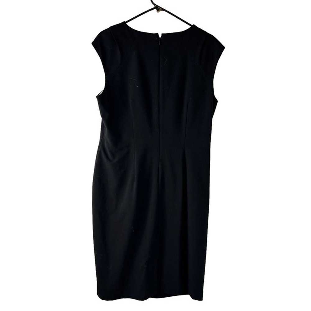 Calvin Klein Womens 18W Ruched Square Neck Sheath… - image 4