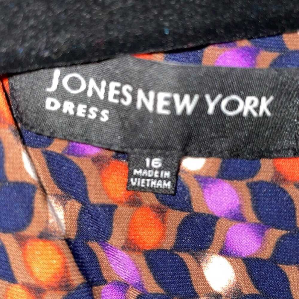 Jones New York Fit & Flare Quarter Sleeve Faux Wr… - image 7