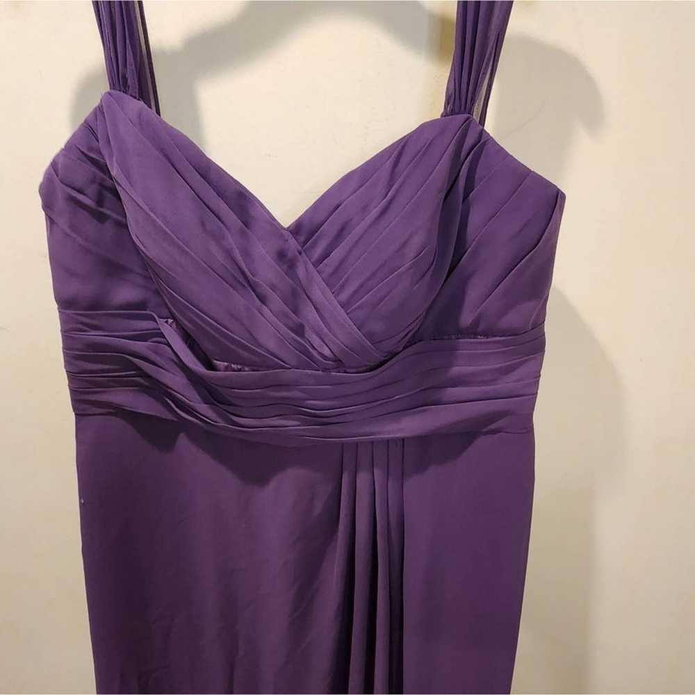 W Too purple plus size long dress gown sleeveless… - image 3