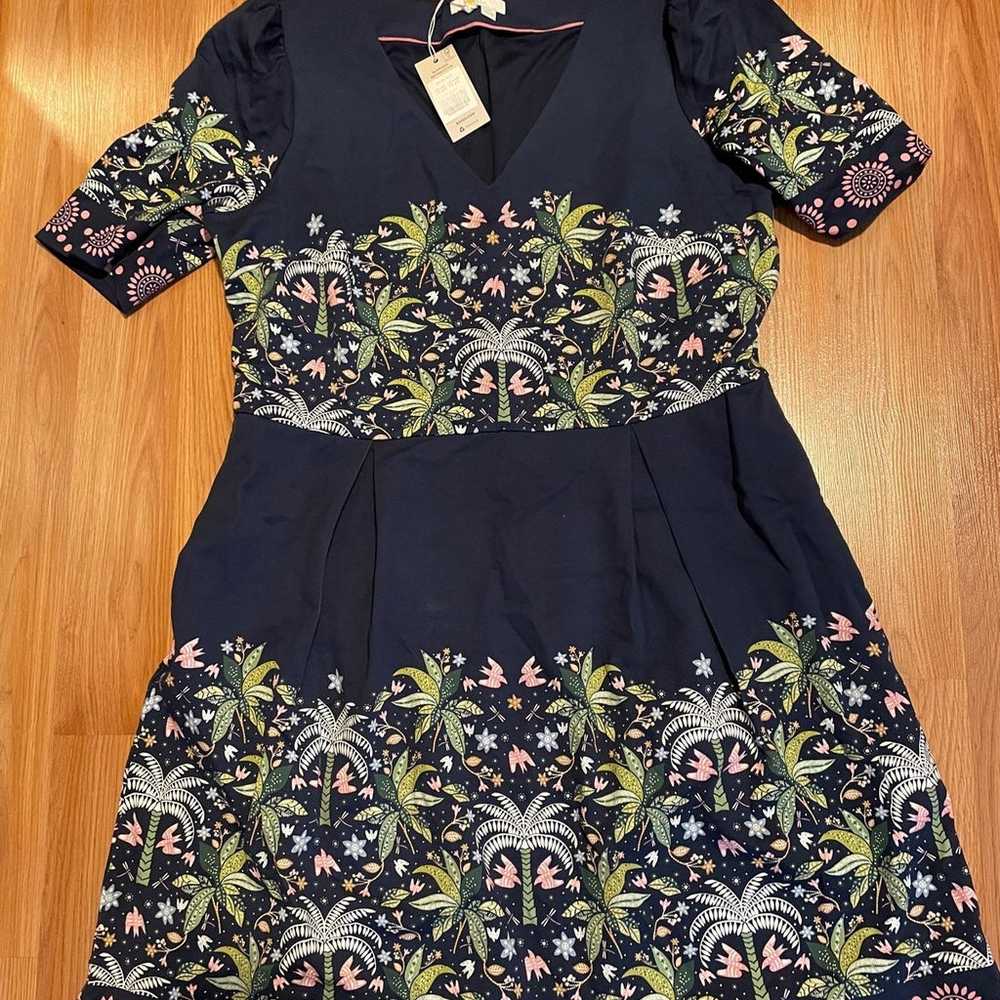 Boden Puff shoulder dress size 16 18 - image 3