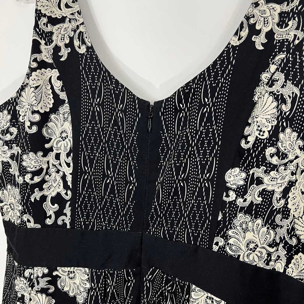 City Chic Black and White Vintage Lace Dress - image 7