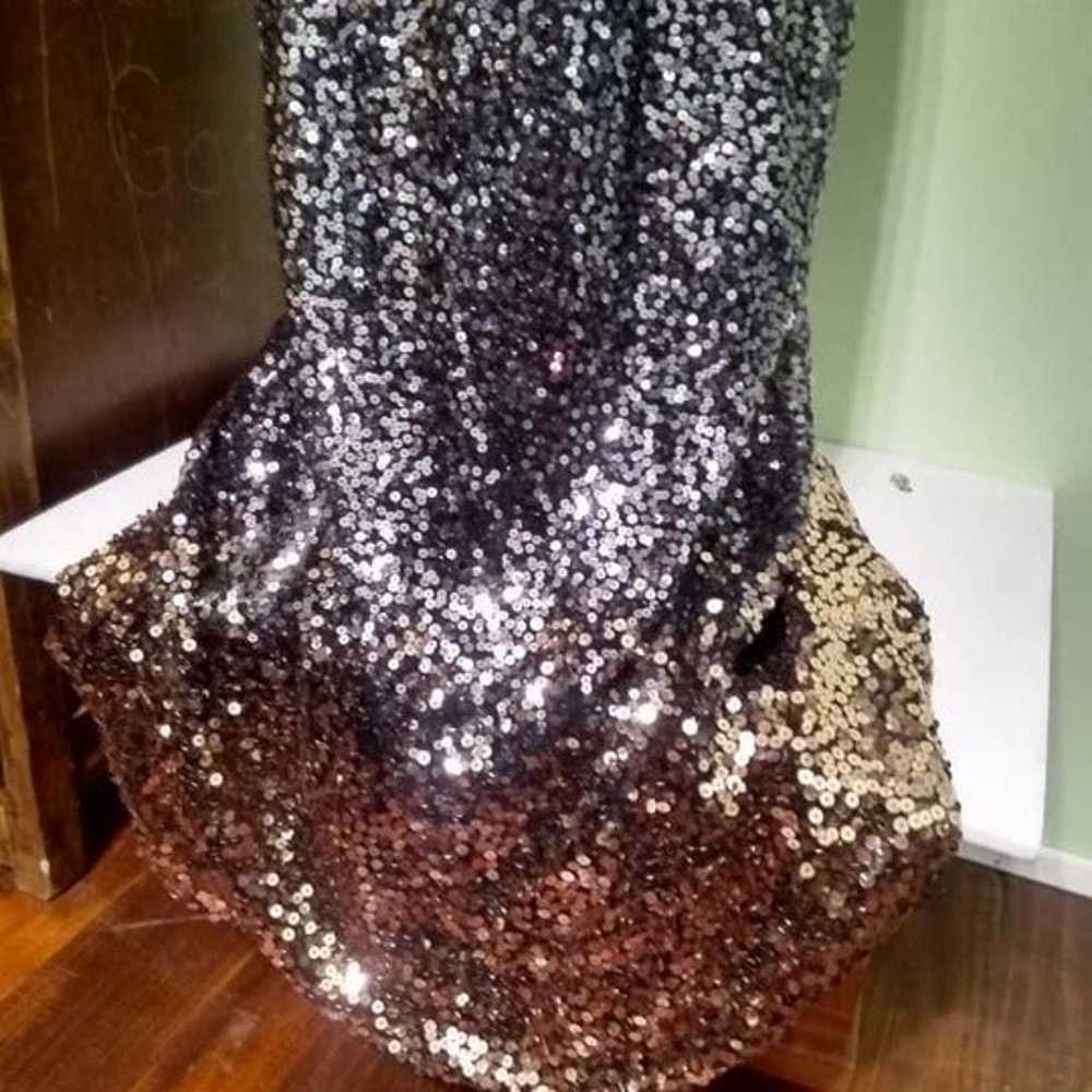 Black and Cooper Full Sequin Prom Dress - image 2