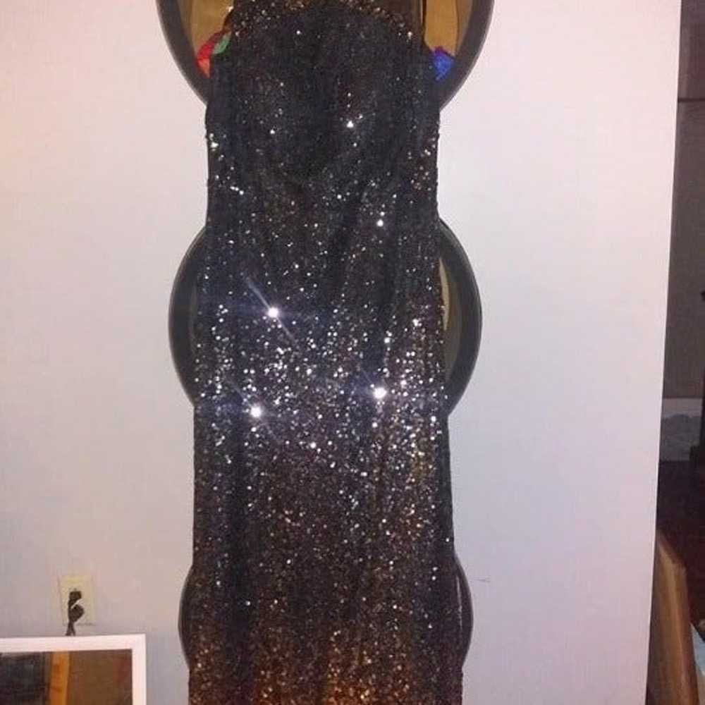 Black and Cooper Full Sequin Prom Dress - image 4