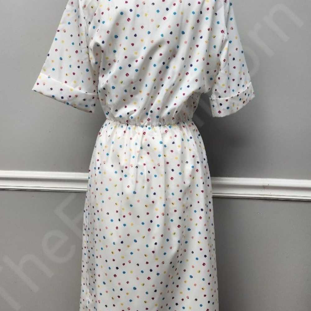 IMPROMPTU Polka Dot Abstract Dress Vintage Women'… - image 5